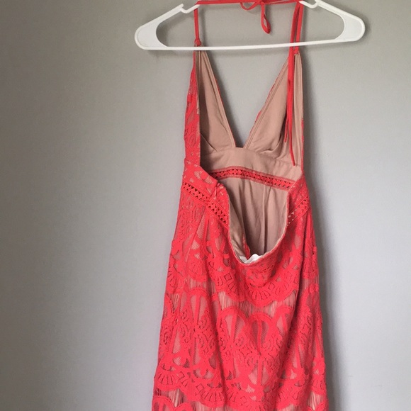 Halter dress coral - Picture 3 of 6